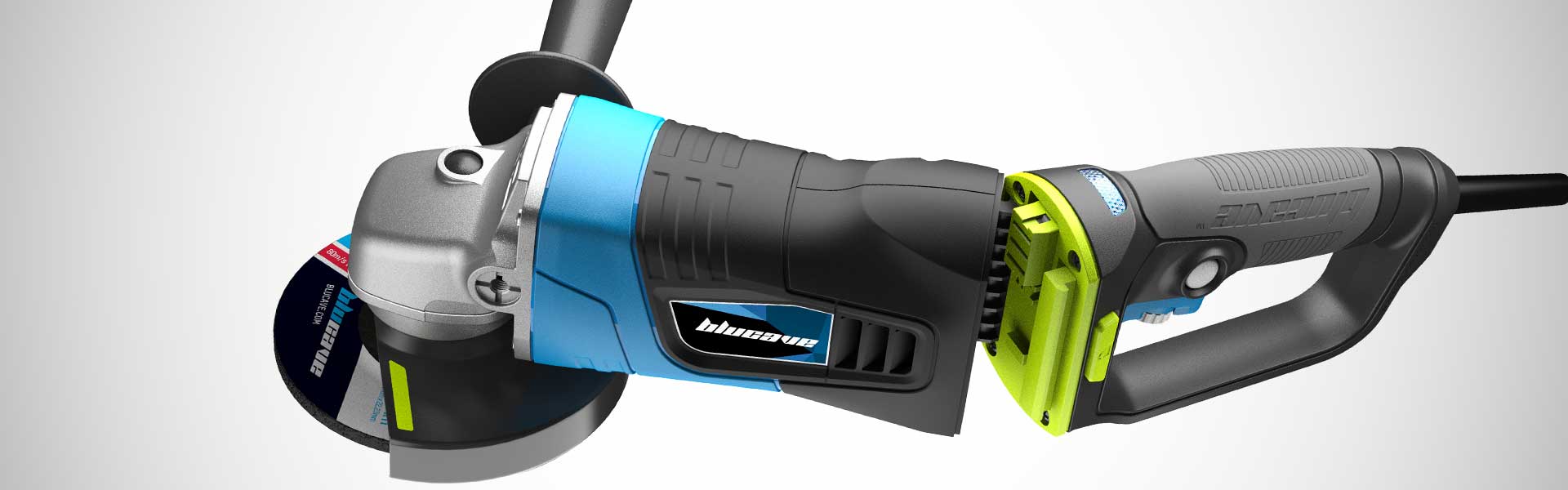 Innovative Power Tool Design - BluCave Angle Grinder