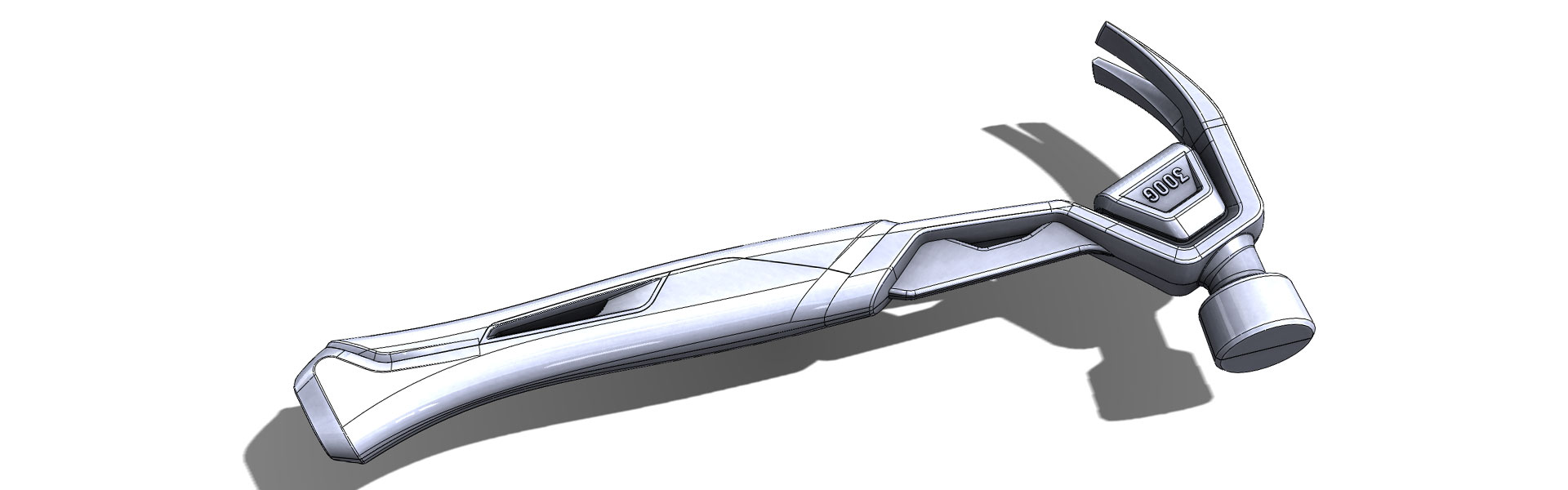Hammer Design Innovation Concept CAD 3D Model