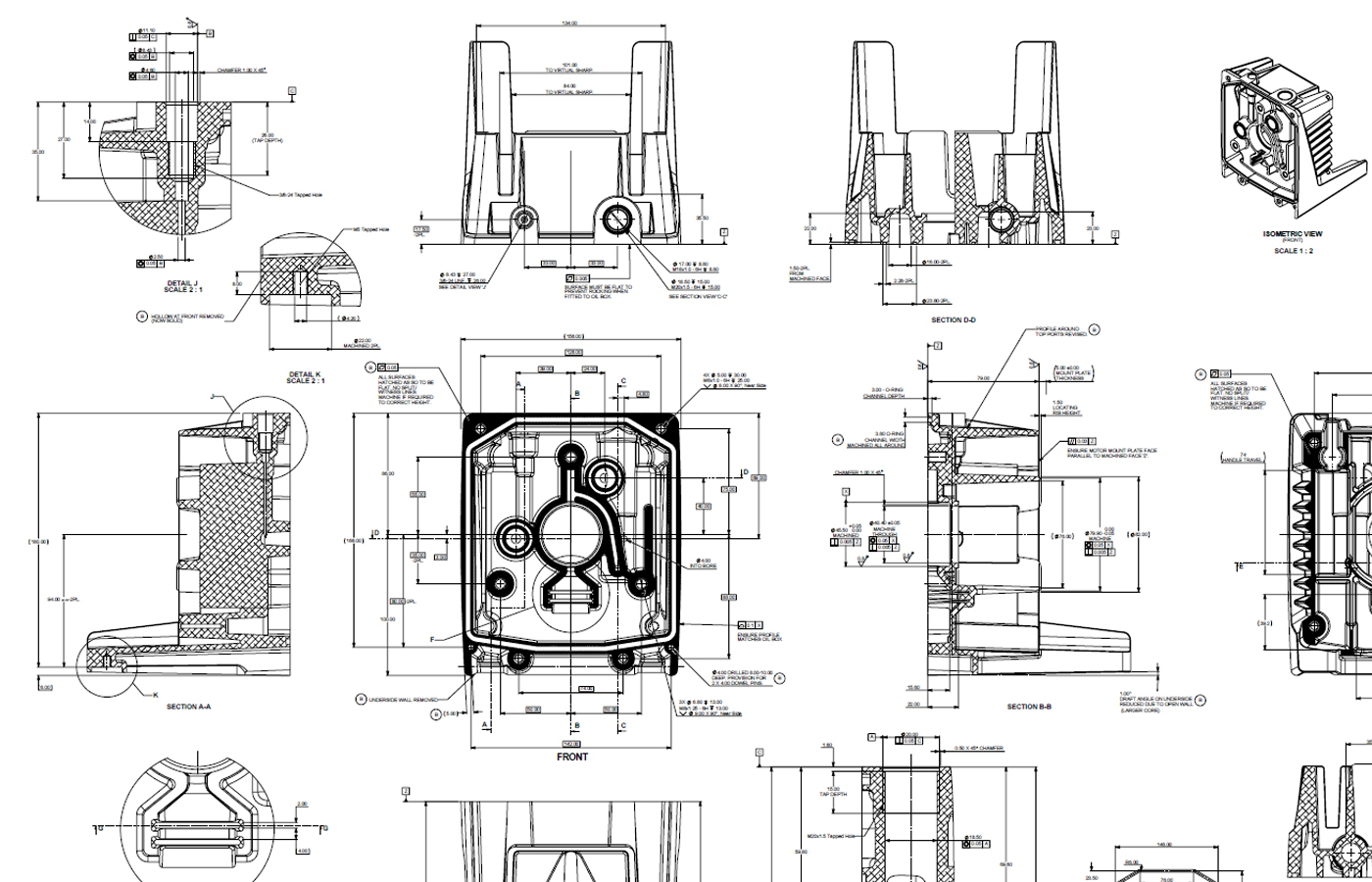 Industrial Design CAD Drawing Industrial Equipment